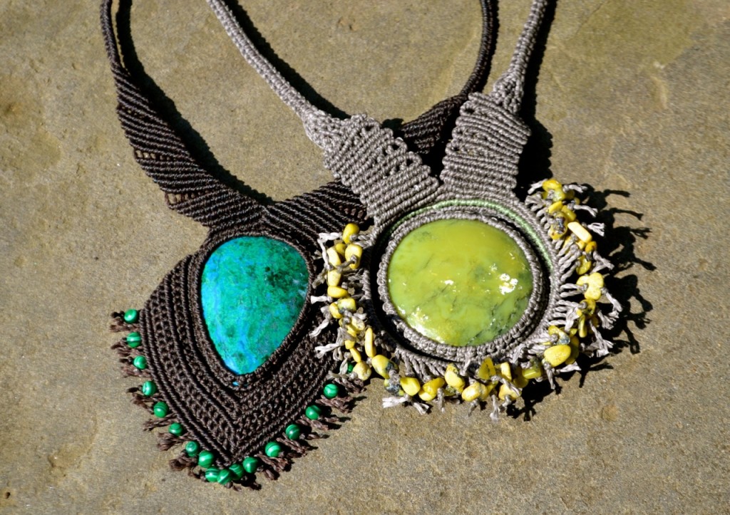 Fringe Necklaces by Coco Paniora Salinas of Rumi Sumaq