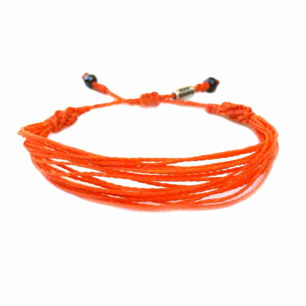 Orange Awareness Bracelet: Rumi Sumaq String Bracelets