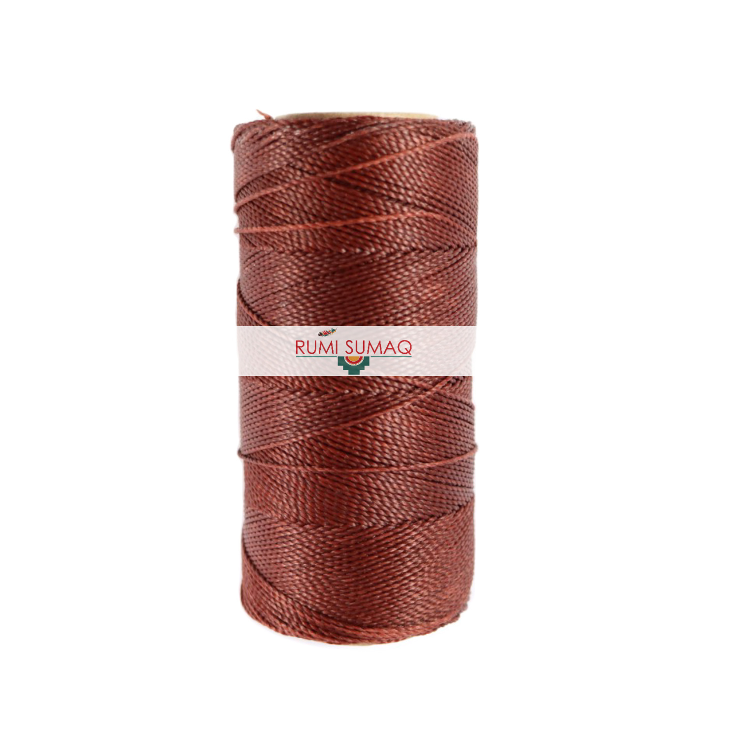 Linhasita 212 Copper 1mm Waxed Polyester Cord | Rumi Sumaq Waxed Macrame Cord for Beading, Jewelry Making, Basketry, Leather Working, Hand Stitching, Quilting and Macrame Knotting