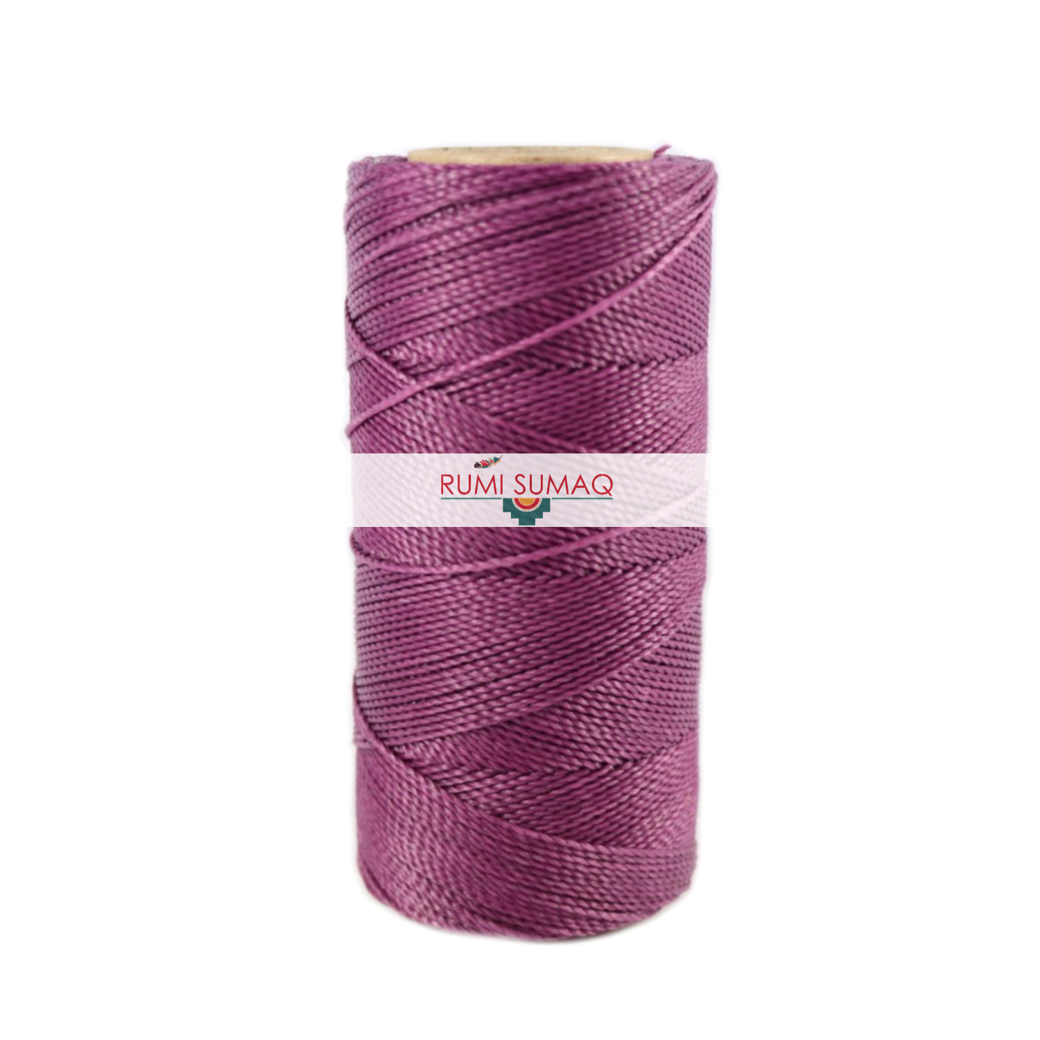 Find Linhasita 359 mauve 1mm waxed polyester cord at RUMI SUMAQ, the premier retailer for waxed thread for macrame, bead bracelets, hand-stitching, basketry