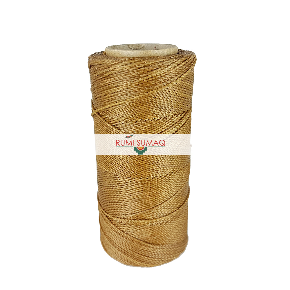Find 1mm Linhasita 879 cafe royale brown 2-ply waxed polyester cord at RUMI SUMAQ, the premier retailer for waxed cords for beading and knotting jewelry.