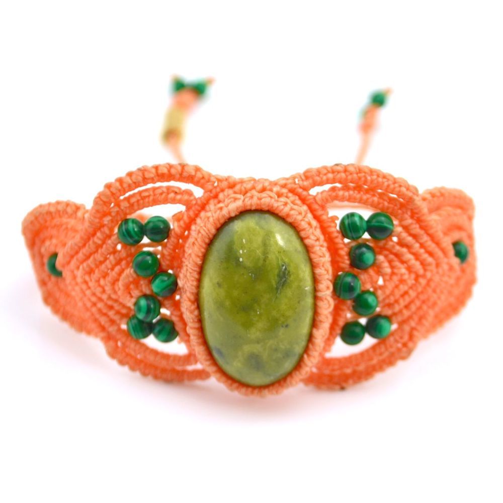 Mallki Macrame Bracelet by designer Coco Paniora Salinas of Rumi Sumaq