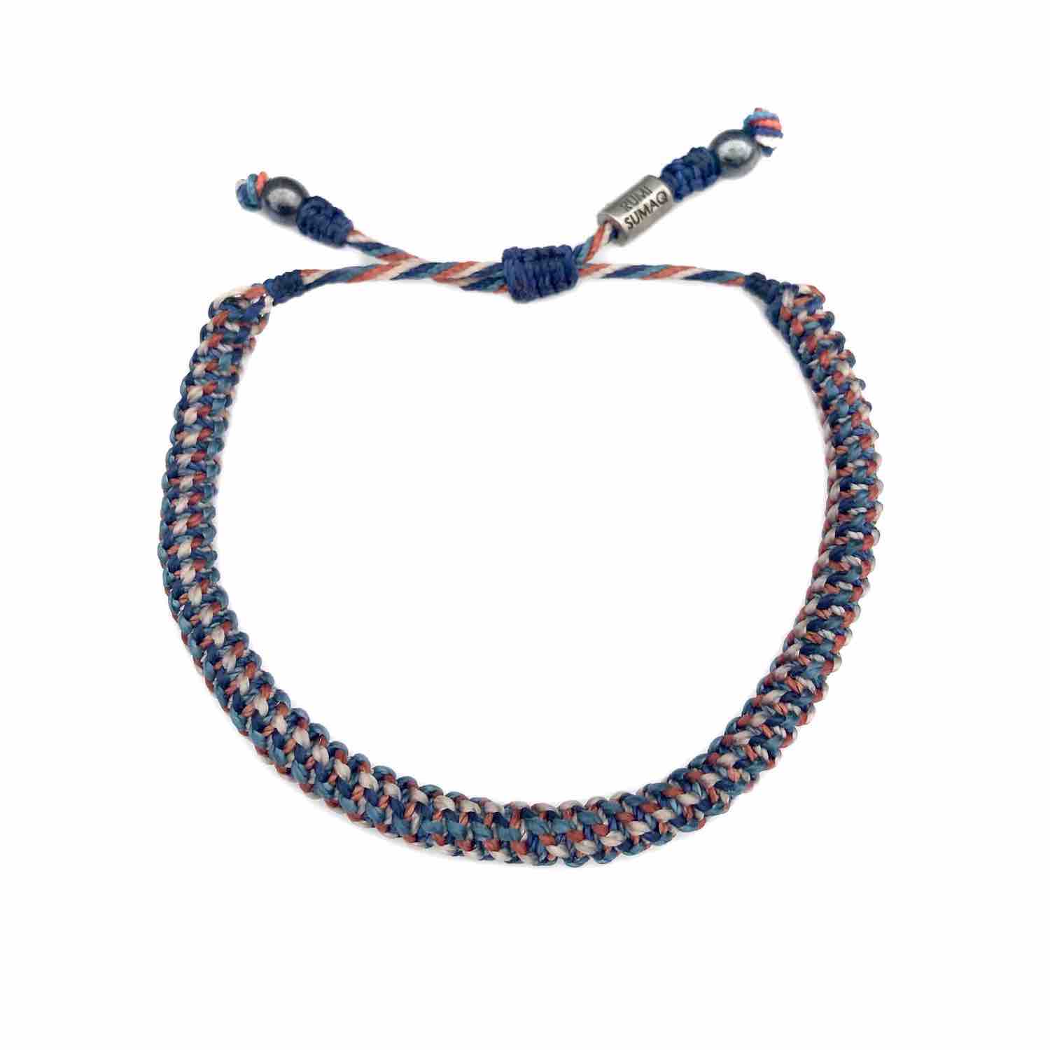 Nantucket Red White and Blue Bracelet | RUMI SUMAQ Unisex Sailor Rope Bracelets Handmade on Martha's Vineyard