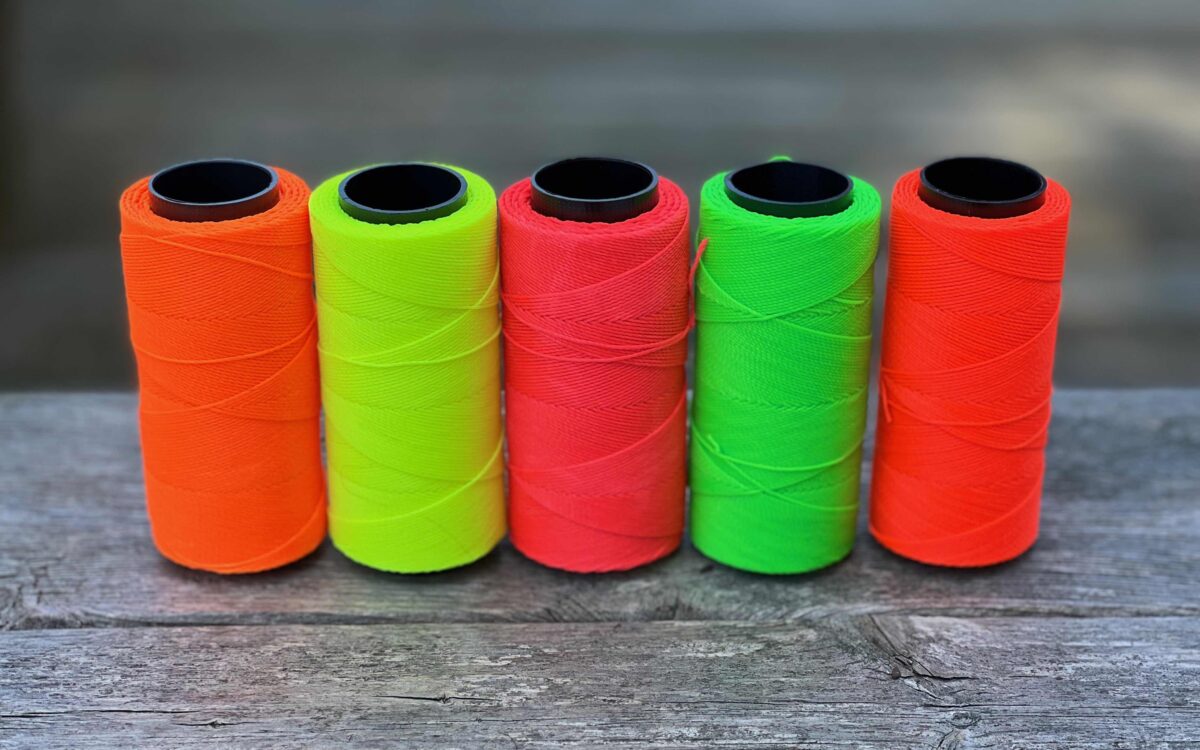 Waxed Thread in Neon Colors - Settanyl 1mm Waxed Polyester Cord Available at Rumi Sumaq