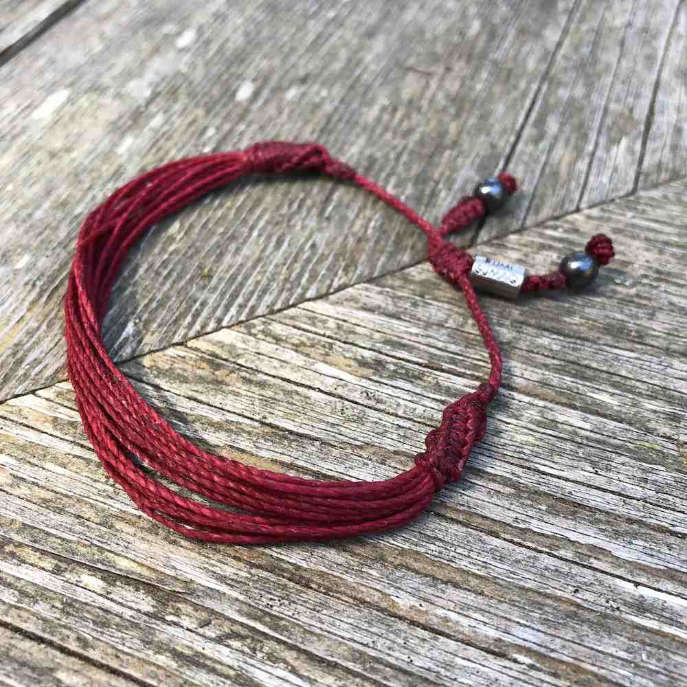 String Purple Awareness Bracelet: Rumi Sumaq Jewelry
