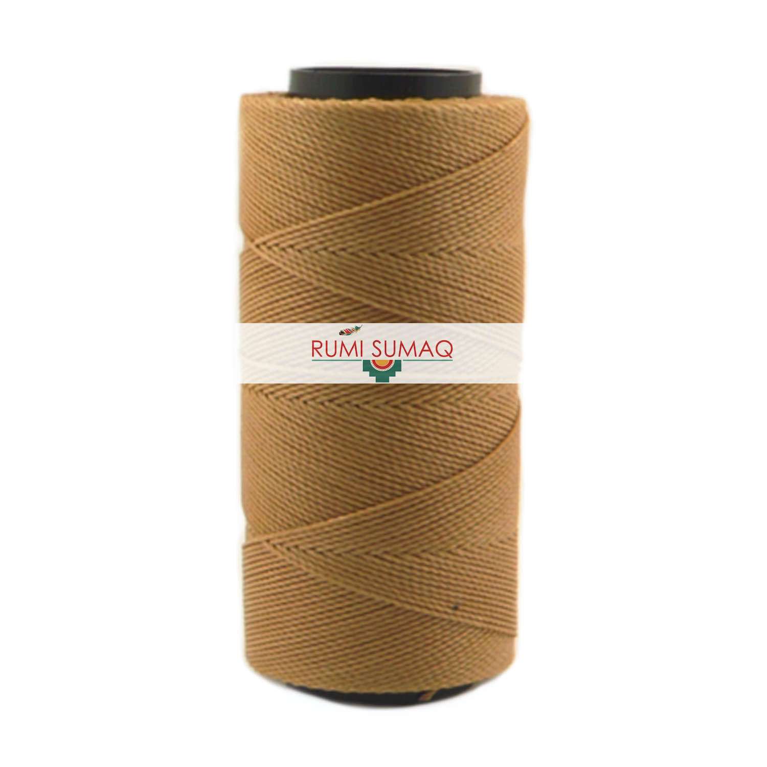 Settanyl 01-373 Paper Bag Brown Waxed Polyester Cord 1mm | RUMI SUMAQ Waxed Thread