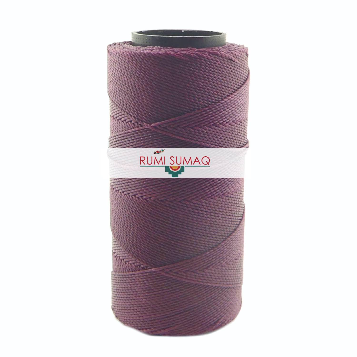 Settanyl 03-768 Plumtastic Purple Waxed purple cord 1mm Waxed Threads | Rumi Sumaq