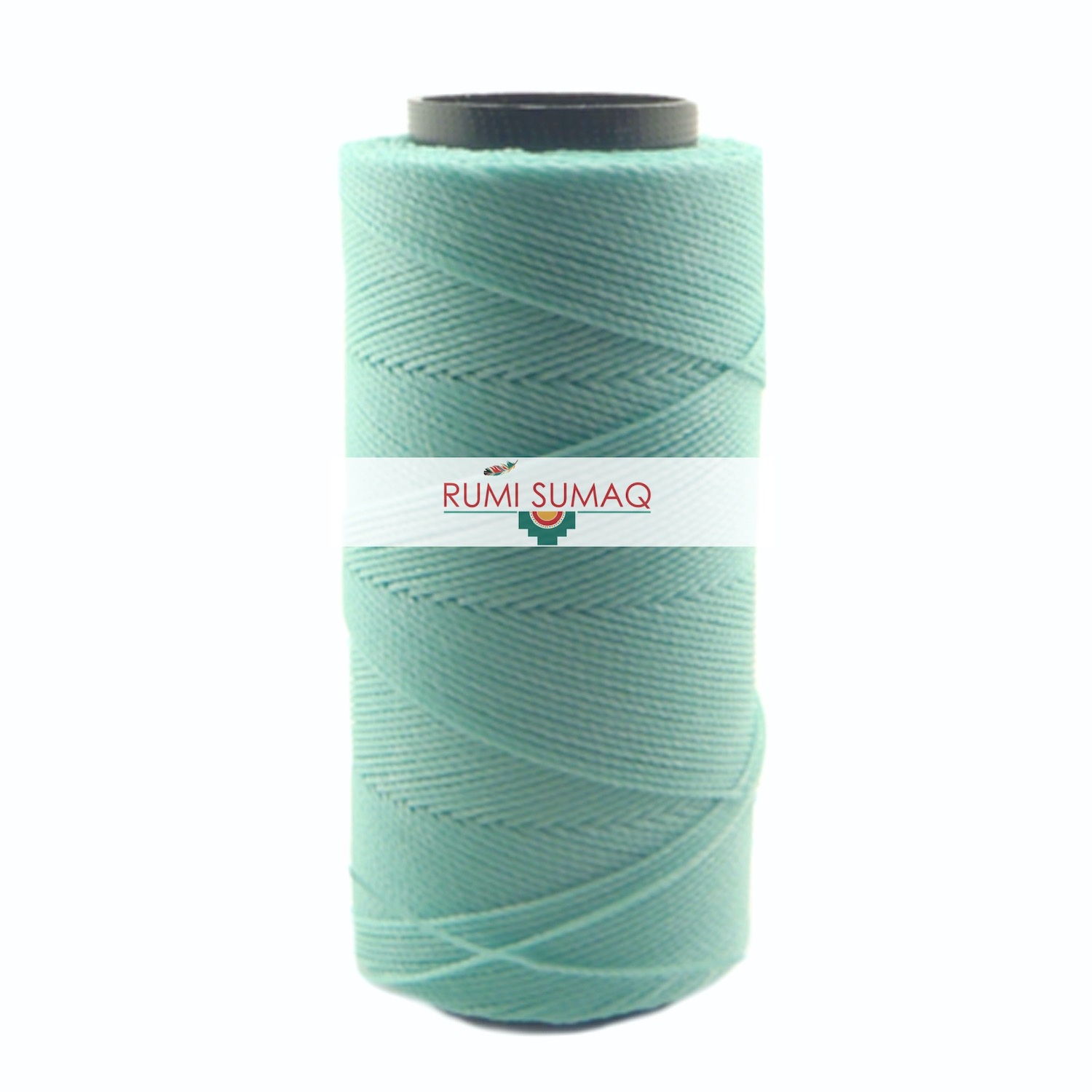 Settanyl 05-777 Mint Green Waxed Polyester Cord Creme de Menthe Setta Encerada