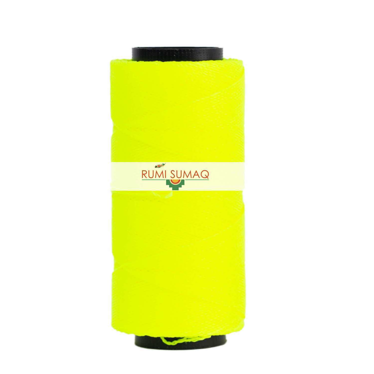 Settanyl 08-326 Lemon Neon Yellow Fluorescent Waxed Polyester Cord 1mm | RUMI SUMAQ