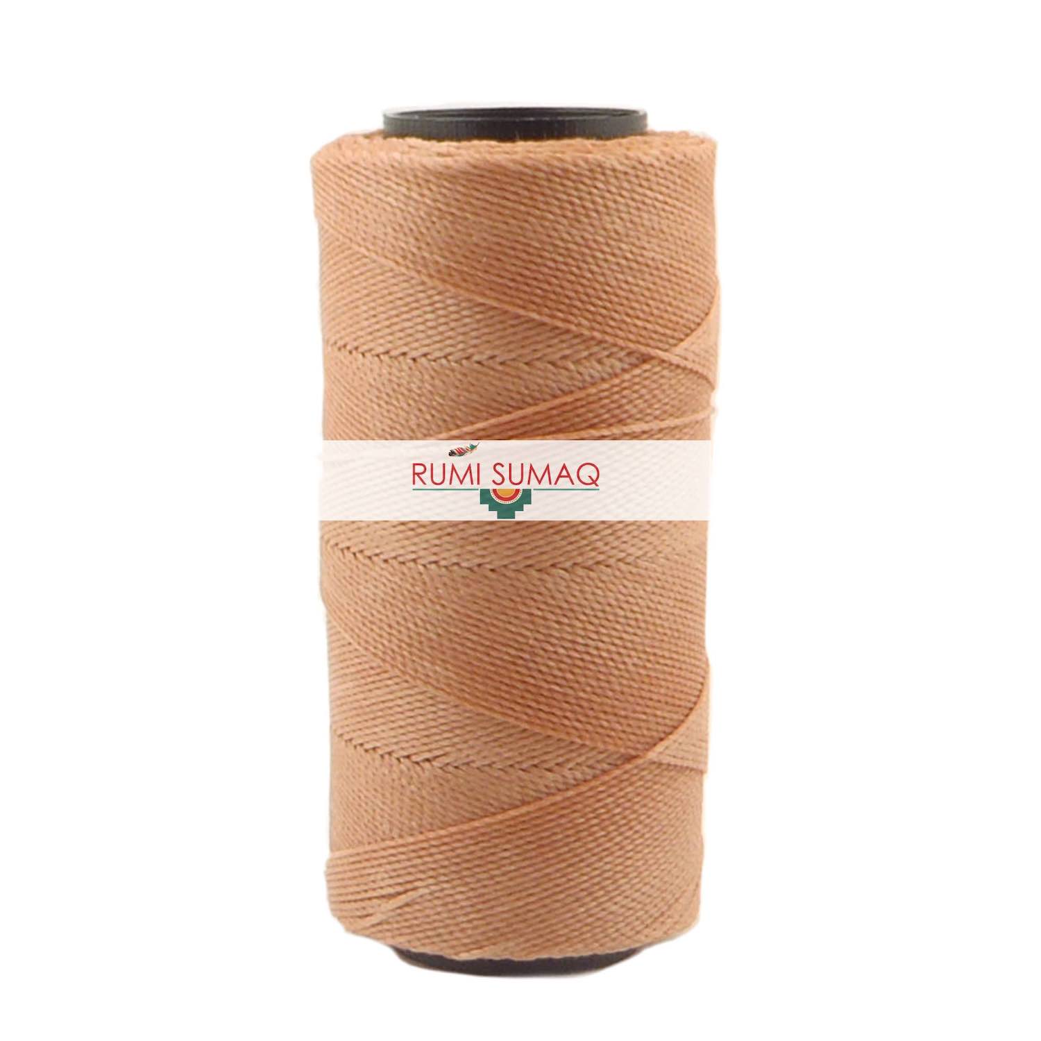Settanyl Waxed Cord 06-550 Terra Rosa | Rumi Sumaq Waxed Threads for Basket Making, Macrame Knotting, Beading jewelry, Leather Working and Quilting