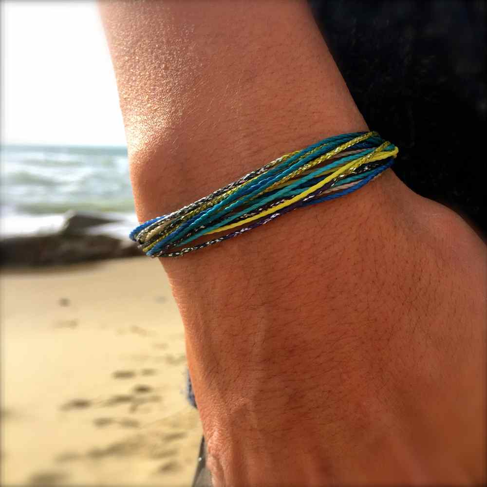 Waterproof Surf Bracelets - Stylish & Versatile | Luckstrings Royal Blue